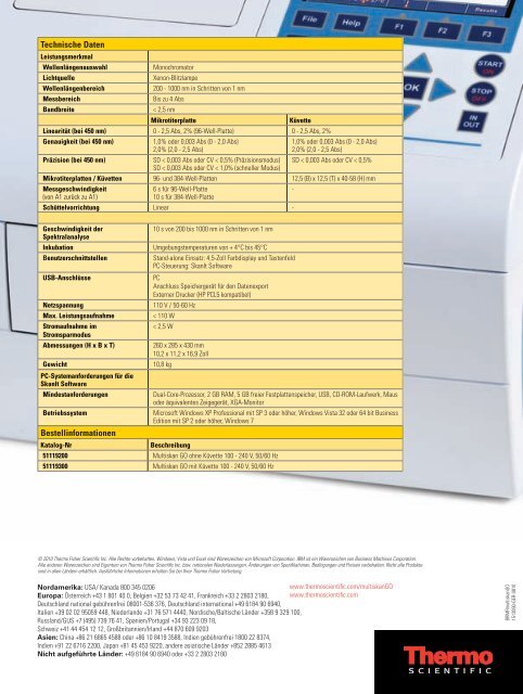 Thermo Scientific Multiskan GO