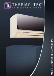 Multi-Inverter-System - THERMO-TEC Klimageräte GmbH