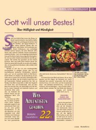 Gott will unser Bestes! - Theologische Hochschule Friedensau