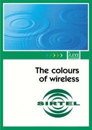 Sirtel Antennenkatalog - Thiecom