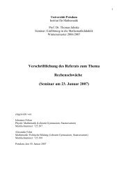 Rechenschwaeche_Verschriftlichung - Institut für Mathematik ...