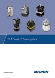 TRUE Planetary™ Planetengetriebe - Thomson