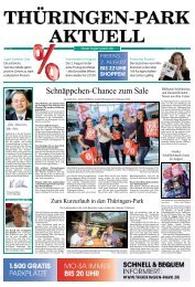 SchnÃ¤ppchen-Chance zum Sale - ThÃ¼ringen Park Erfurt