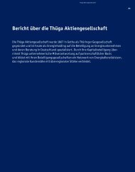 Thuga Annual Report 10 Thuga Ag