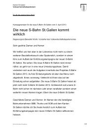 Die neue S-Bahn St.Gallen kommt wirklich - Thurbo