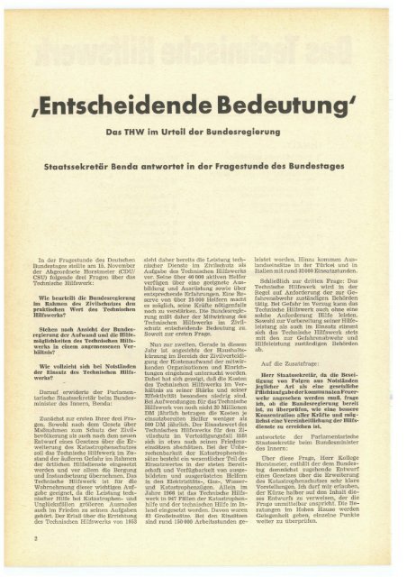 Das Technische Hilfswerk - THW-historische Sammlung