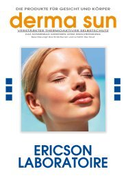 Broschüre DERMA SUN - Ericson Laboratoire