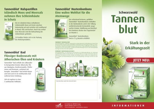 Tannen blut - Anton Huebner GmbH &amp; Co. KG