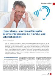 Hyperakusis - Deutsche Tinnitus Liga eV