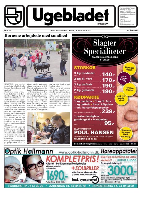 Slagter Specialiteter - Ugebladet for Tinglev