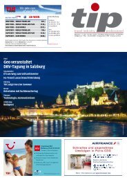 Geo veranstaltet DRV-Tagung in Salzburg - tip - Travel Industry ...