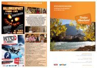 Wochenprogramm Pfunds-Spiss ab 7.10.13 - Tiroler Oberland