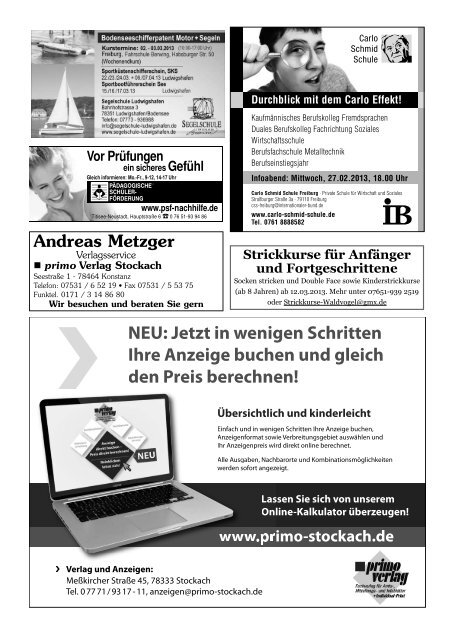 Amtsblatt Nr. 04 vom 21.02.2013 - Titisee-Neustadt