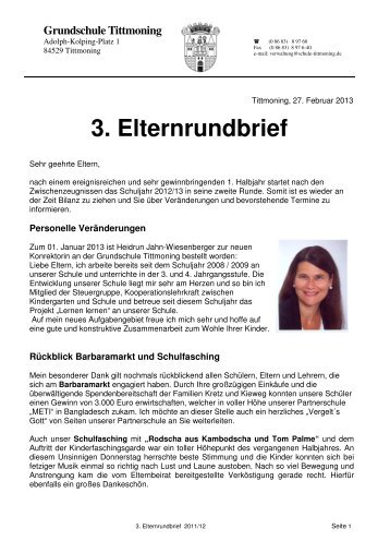 3.Elternrundbrief 2013 - Tittmoning