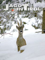 Jagd in Tirol - Tiroler Jägerverband