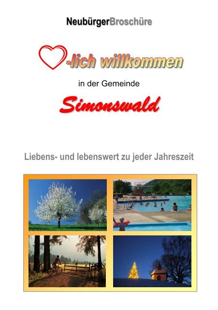 Download Neubürgerinfo (PDF) - Gemeinde Simonswald