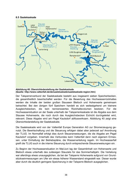 Bericht der TLUG - Thüringer Landesanstalt für Umwelt und Geologie