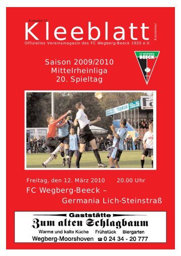 Ausgabe 11.qxd - FC Wegberg-Beeck 1920 e.V.