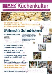 Weihnachts-Schaubäckerei - MANZ Backtechnik GmbH