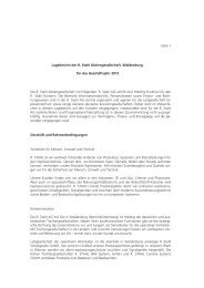 Seite 1 Lagebericht der R. Stahl Aktiengesellschaft, Waldenburg, für ...