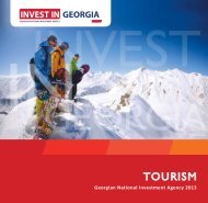 TOURISM - Invest in Georgia
