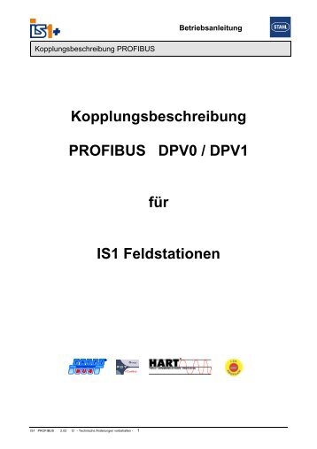 Kopplungsbeschreibung PROFIBUS DPV0 / DPV1 für ... - R. STAHL