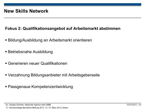 Präsentation als PDF - NA beim BIBB