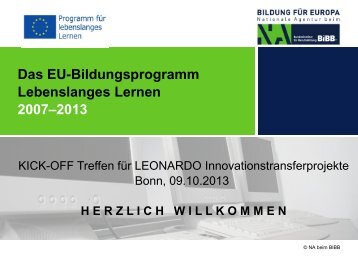 2013 ldv itp df praesentation kickoff - NA beim BIBB