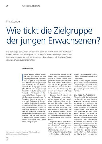 Wie tickt die Zielgruppe der jungen Erwachsenen? - bei TNS Infratest