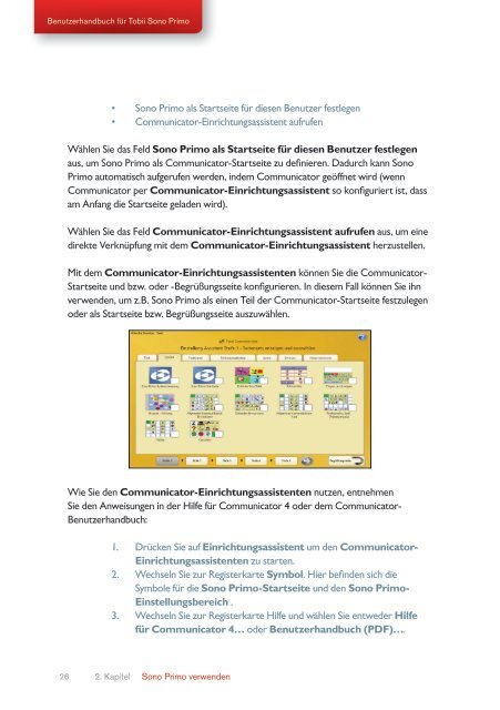 Sono Primo für Communicator - Benutzerhandbuch - Tobii