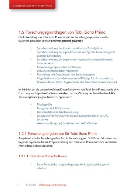 Sono Primo für Communicator - Benutzerhandbuch - Tobii