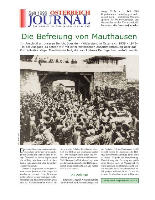 Die Befreiung von Mauthausen - Österreich Journal