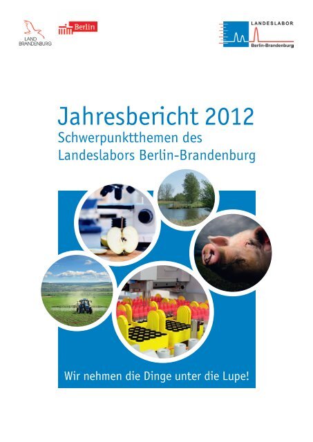 Jahresbericht 2012 Landeslabor Berlin Brandenburg