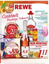 NUR MONTAG! - REWE Beckum