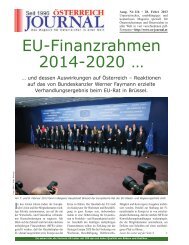 EU-Finanzrahmen 2014-2020 â€¦ - Ã–sterreich Journal