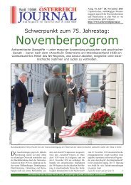 Novemberpogrom - Österreich Journal