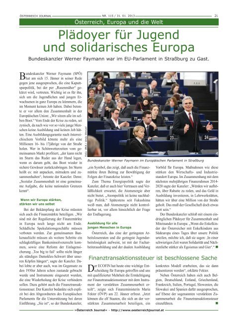 Wehrpflicht bleibt - Österreich Journal