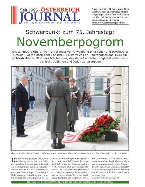 Novemberpogrom - Ã–sterreich Journal