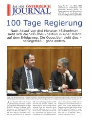 100 Tage Regierung - Österreich Journal
