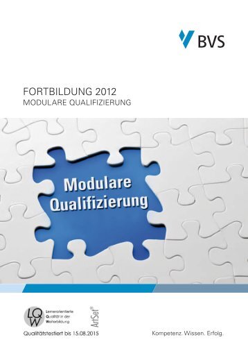 ForTBIlDUng 2012 - Bayerische Verwaltungsschule