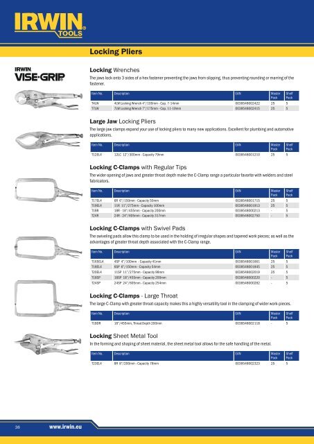 PRODUCT CATALOGUE FEBRUARY 2011 - ToolsZone.ro