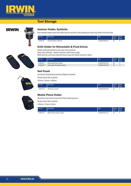 PRODUCT CATALOGUE FEBRUARY 2011 - ToolsZone.ro