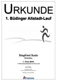 1. BÃ¼dinger Altstadt-Lauf 1. BÃ¼dinger Altstadt-Lauf - Top-Time