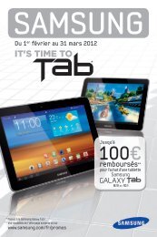 tablette Samsung Galaxy Tab 8.9 ou 10.1 - Boulanger