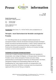 Presse information - Erbslöh