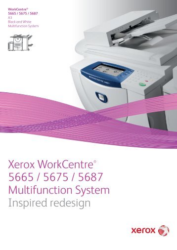 Xerox WorkCentre® 5665 / 5675 / 5687 Multifunction System ...