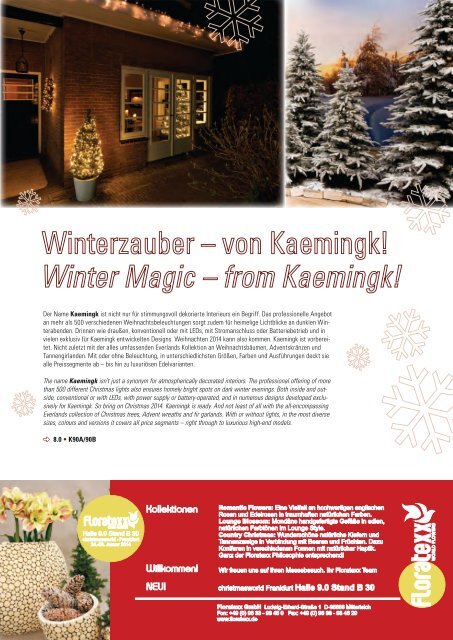 Das offizielle Messemagazin |Christmasworld 2014 ... - TOP FAIR