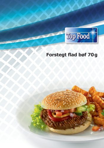 Forstegt flad bøf 70g - TOP FOOD A/S