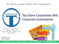 Top Glove Corporation Bhd Corporate presentation