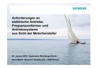 Anforderungen an elektrische Antriebe ... - Topmotors